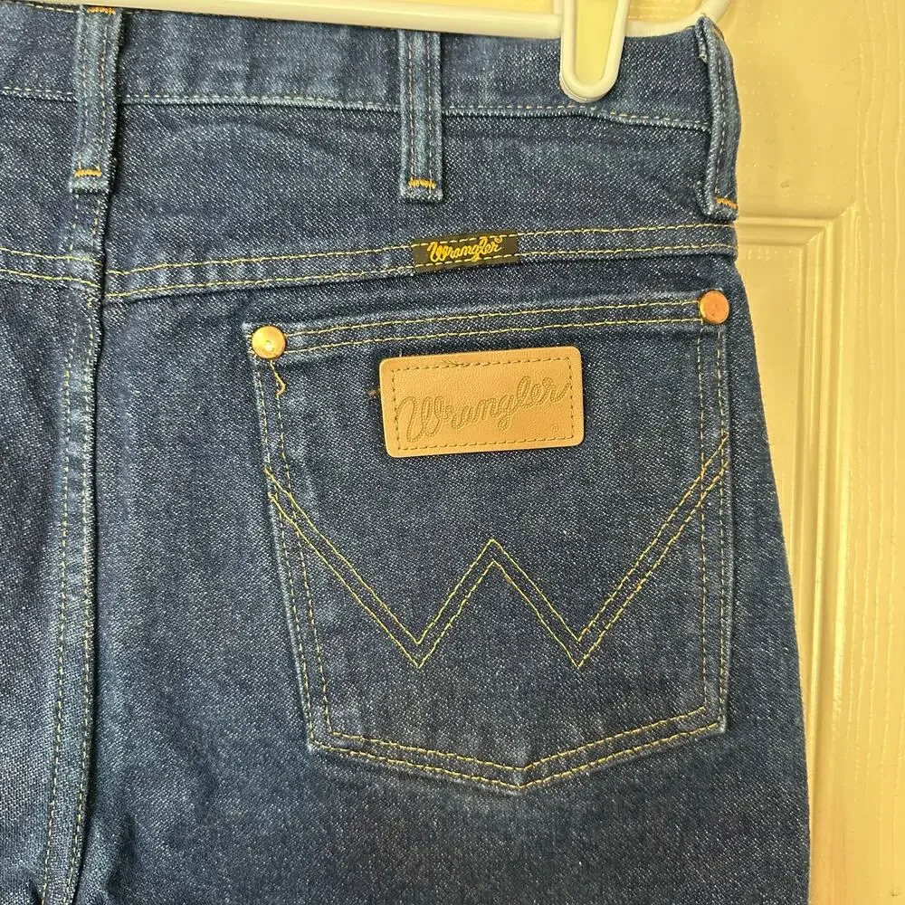 Wrangler Men’s Cowboy Cut Slim Fit Denim Jeans Size 33x34 0936DNI Ranch Western